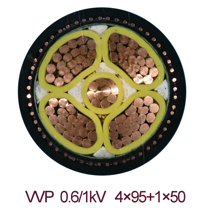 VVP 4*95+1*50电力屏蔽电缆