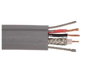 TVVBPG-SYV75-5+(2*0.75)P带双钢丝绳电梯随行视频扁电缆