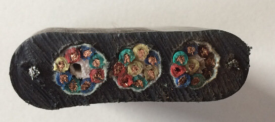 YKVFBG 14×1.0+2×1.0P+2×4移动设备卷筒用屏蔽控制扁电缆